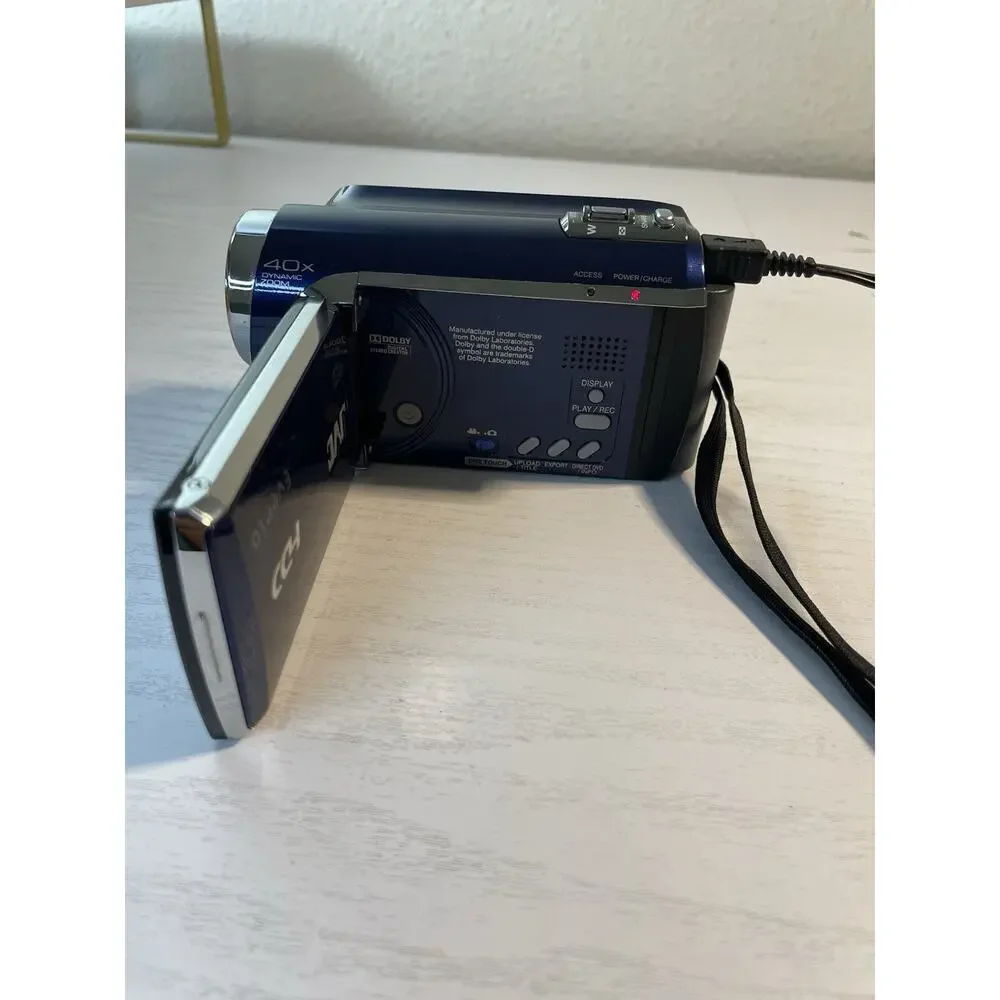 JVC Everio GZ-MG630AU 60GB HDD Blue Digital Camcorder 40x Zoom - Tested